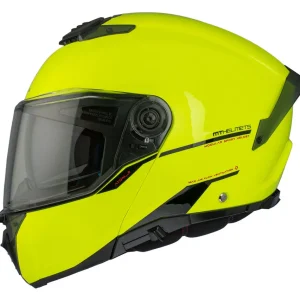 Casco MT ATOM 2 SV Solid A3 Amarillo Fluor Brillo