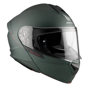 Casco MT Helmet Génesis SV Solid A6 Verde Mate