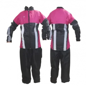 IMPERMEABLE TIPO SUDADERA DOBLE FAZ MOTO MELLOS PECHO FUCSIA TALLA XXL