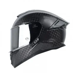 CASCO INTEGRAL SHAFT PRO 620C EVO SOLID 12K CARBON NEGRO MATE VISOR SILVER XL