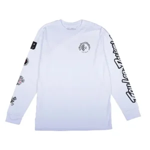 WORLDWIDE LONG SLEEVE TEE WHITE