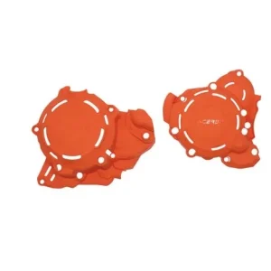 Acerbis X-Power Crankcase and Ignition/Clutch Cover Kit 16 KTM Orange – 2024 KTM 300 XC-W (Fuel Injected)