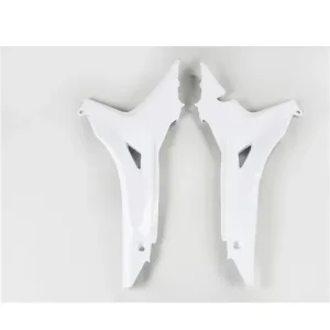 Tapas laterales de airbox Honda CRF 250R 2014-2017 Honda CRF 450R 2013-2016 blancas