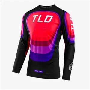 Camisa Troy Lee SEULTRA REVERB BLACK/GLO RED