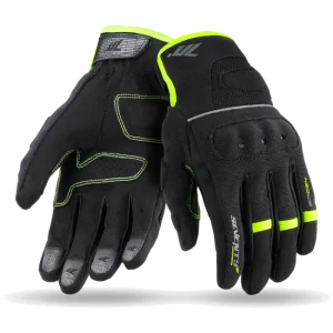 Guante SEVENTY SD-C54 Verano Urban Hombre Negro Amarillo Flúor
