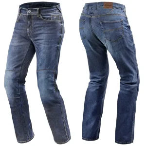 Pantalón Vaquero Mujer Moto SD-PJ4 Regular Fit Azul Oscuro