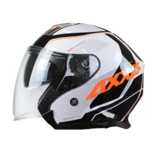 Casco AXXIS Mirage SV Village Naranja Flúor