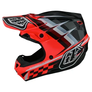 CASCO SE4 POLIACRILATO WARPED ROJO GLO LG
