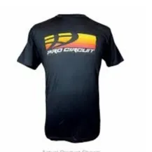 Camisa Pro Circuit stripes box Negra
