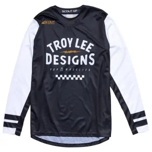 SCOUT GP JERSEY; RIDE ON BLACK / WHITE