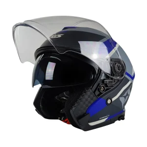 Casco Axxis  Jet Mirage SV Damasko Azul Mate