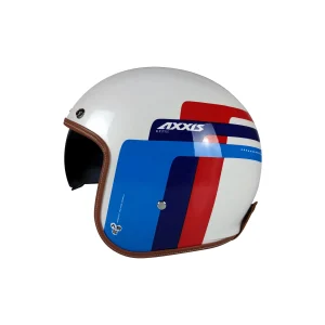 Casco AXXIS Hornet SV Old Style Blanco
