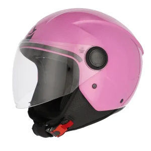 Casco Jet Acerbis Brezza Rosa Brillo
