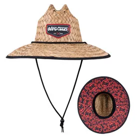 Rocky Mountain ATV/MC Logo Sombrero de Paja Negro/Gris