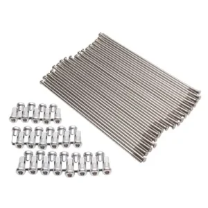 Kit de radios y nipples Tusk Aro 19 KTM Negros